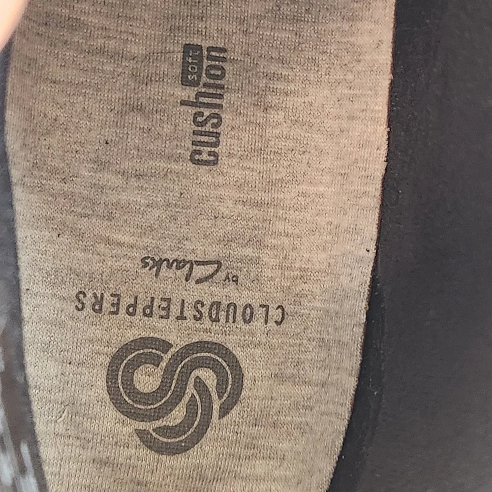 Clarks Sillian Sway Cloudsteppers Womens 9.5 M Black‎ Ankle Boots Comfort Shoes